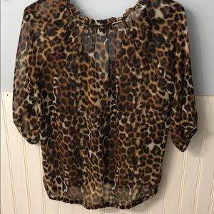 Express Tops - Express cheetah print top Express Tops - Express cheetah print top